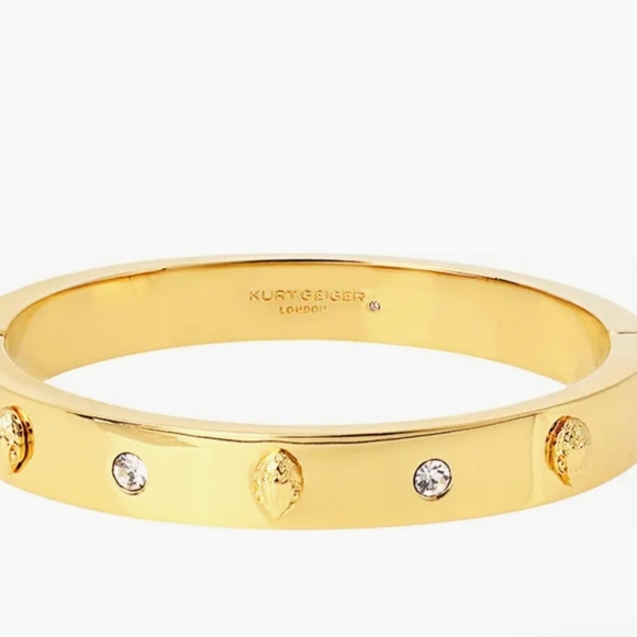 Kurt Geiger Nwt Crystal Eagle Head Bangle Bracelet Retail $78 - Picture 6 of 10